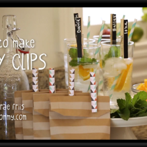 party clips DIY DIY chalkboard clips armommy