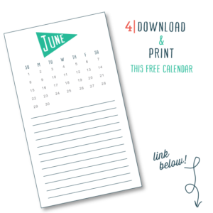 JUNE with kids (and a free printable calendar) june-with-kids-3