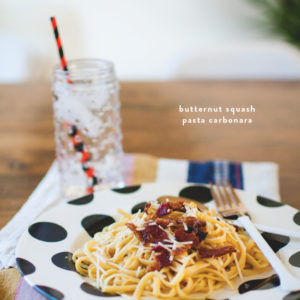 BUTTERNUT SQUASH PASTA CARBONARA + 12 OCTOBER DINNERS rak-butternut-carbonara-1