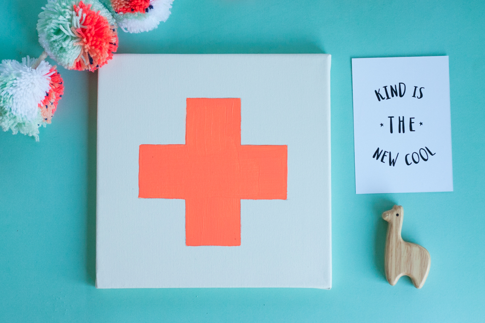 EASY SWISS CROSS CANVAS DIY - RAE ANN KELLY