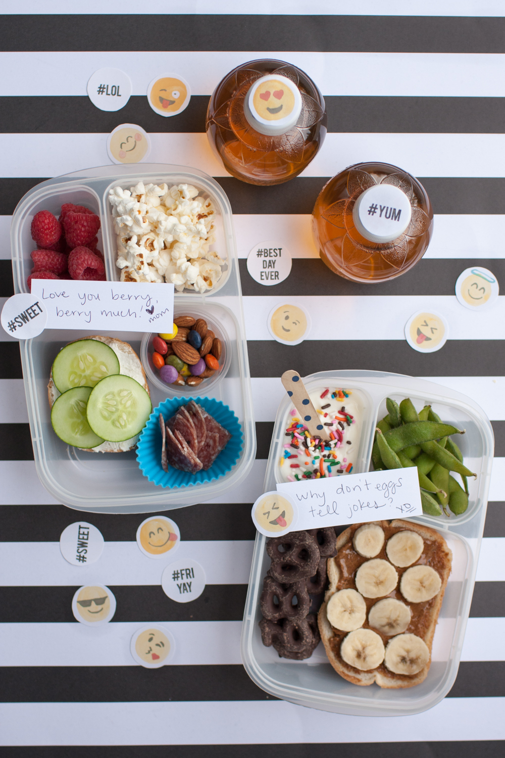 Free Printable Lunch Box Notes and Giveaway Winner! - Sprinkled