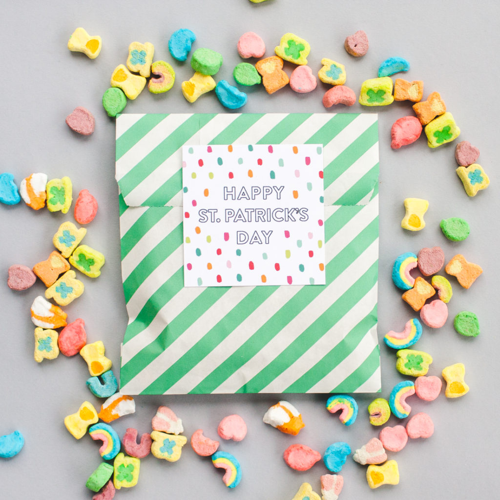 St Patrick S Day Goodie Bags Printable Rae Ann Kelly