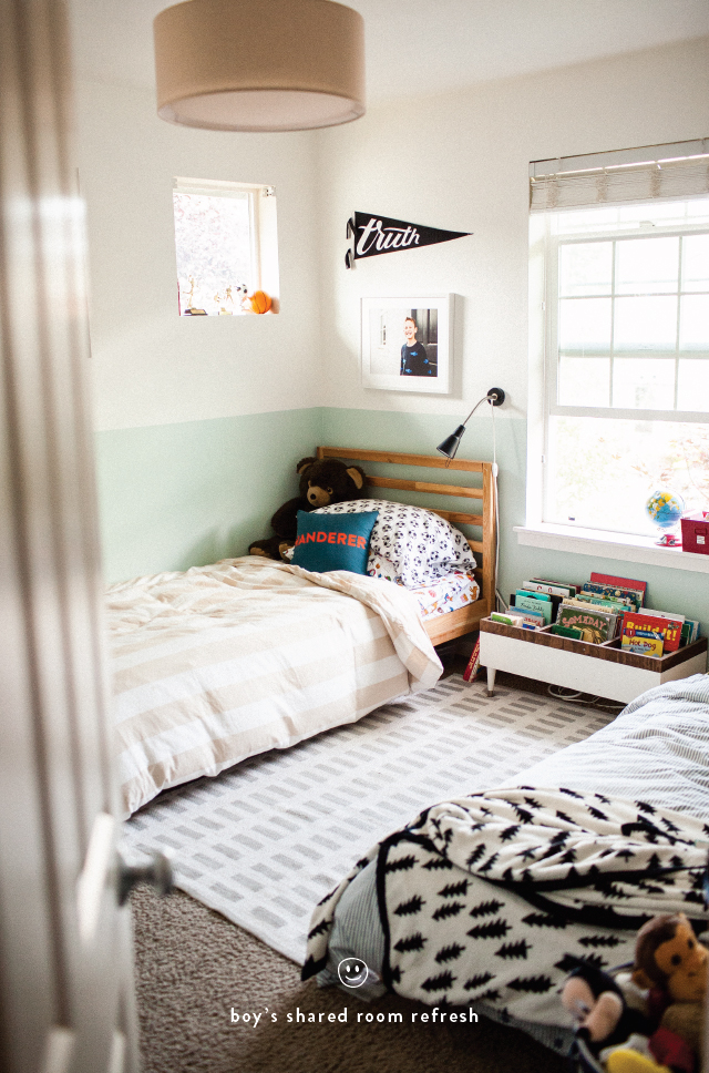 BOYS SHARED ROOM REVEAL (WITH LOTS OF LINKS + DIY’S) - RAE ANN KELLY