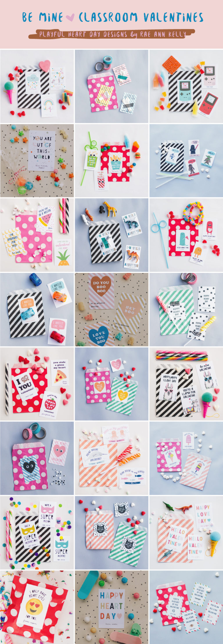 24 FREE PRINTABLE CLASSROOM VALENTINES - RAE ANN KELLY