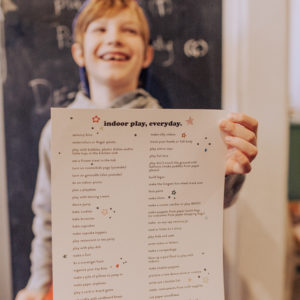 CABIN FEVER CURES + A PRINTABLE indoor play rae ann kelly 640-0473