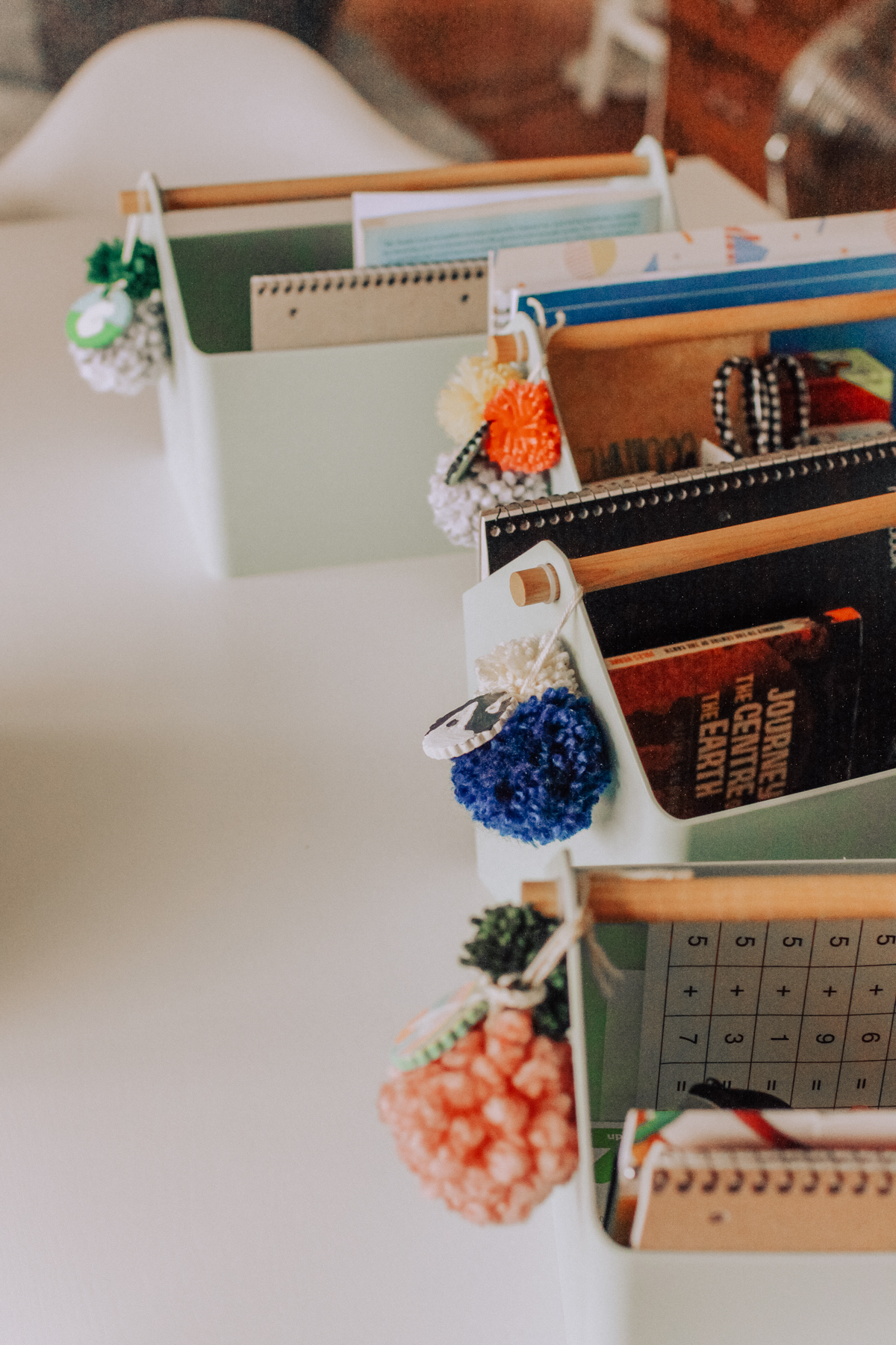 PERSONALIZED SCHOOL CADDIES (PERFECT FOR CRAFT SUPPLIES TOO)! RAE ANN