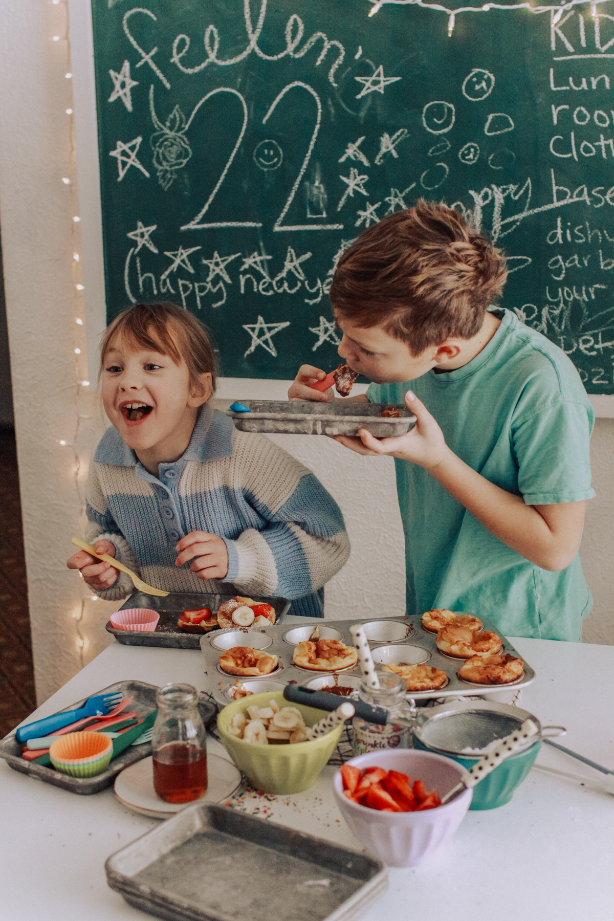 the breakfast club muffin tin dutch baby pancake recipe RAE ANN KELLY