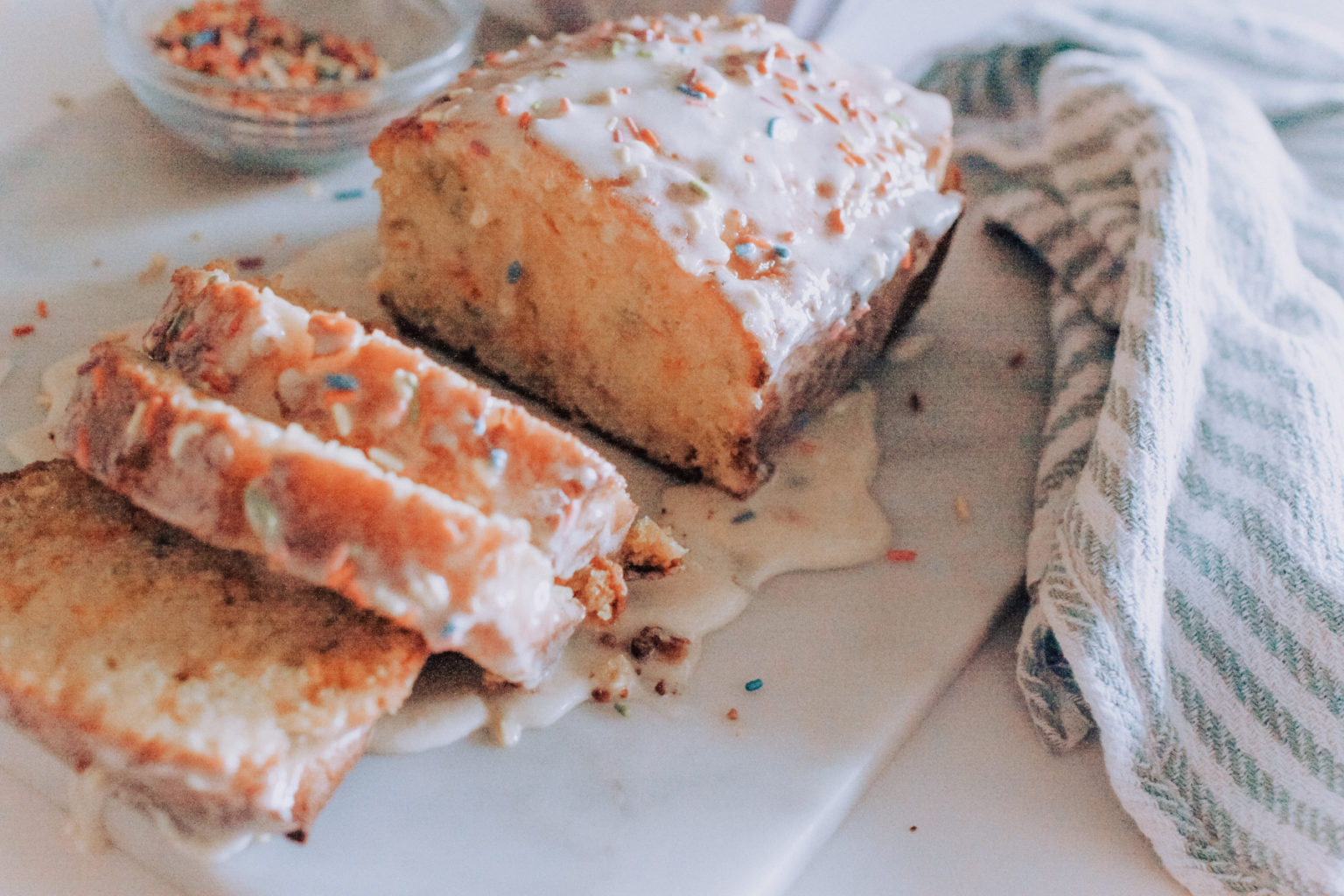 FUNFETTI LOAF CAKE RECIPE RAE ANN KELLY