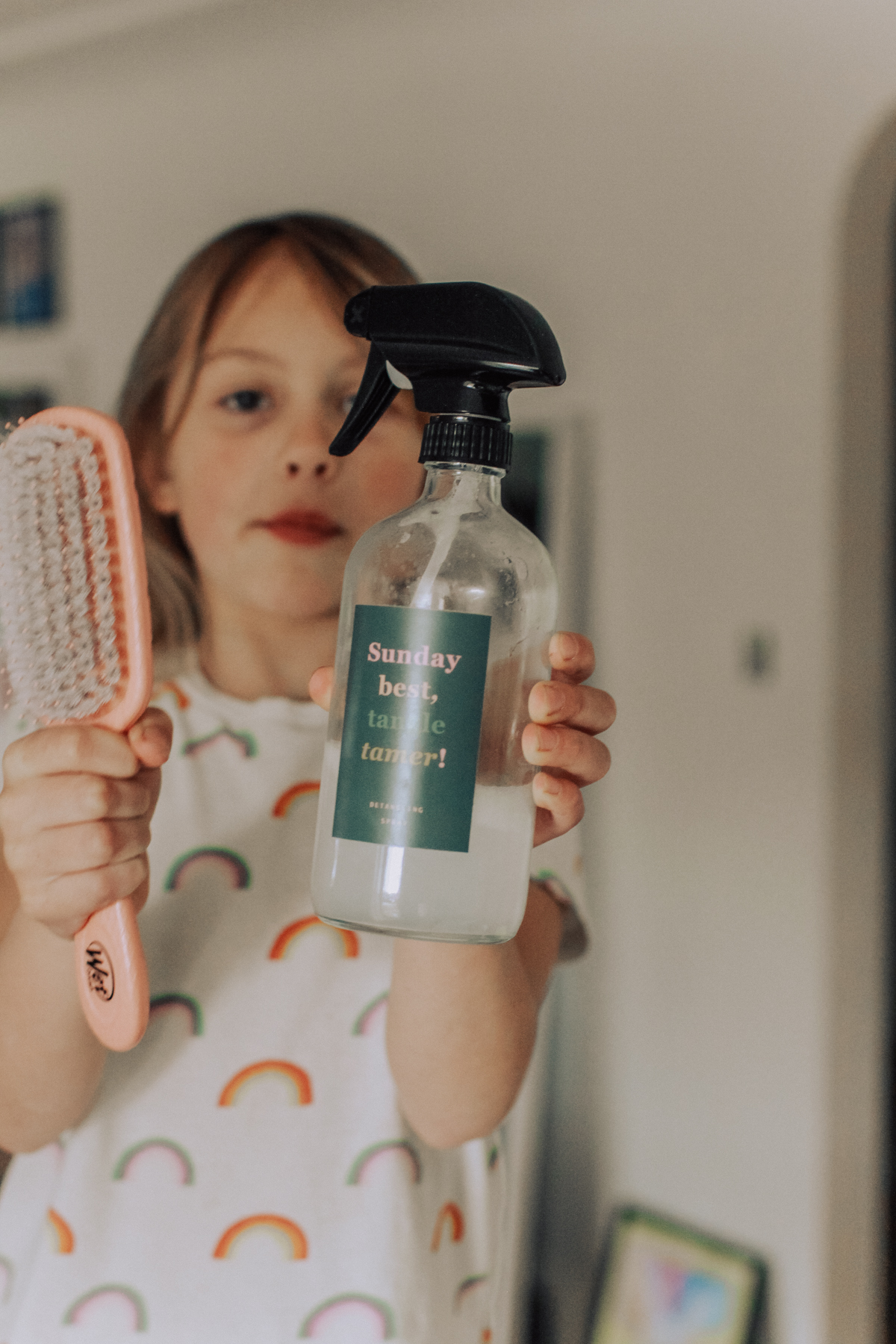 THE BEST EASY DIYS FOR HEALTHY HAIR BUBBLE BRAIDS, DETANGLER SPRAY