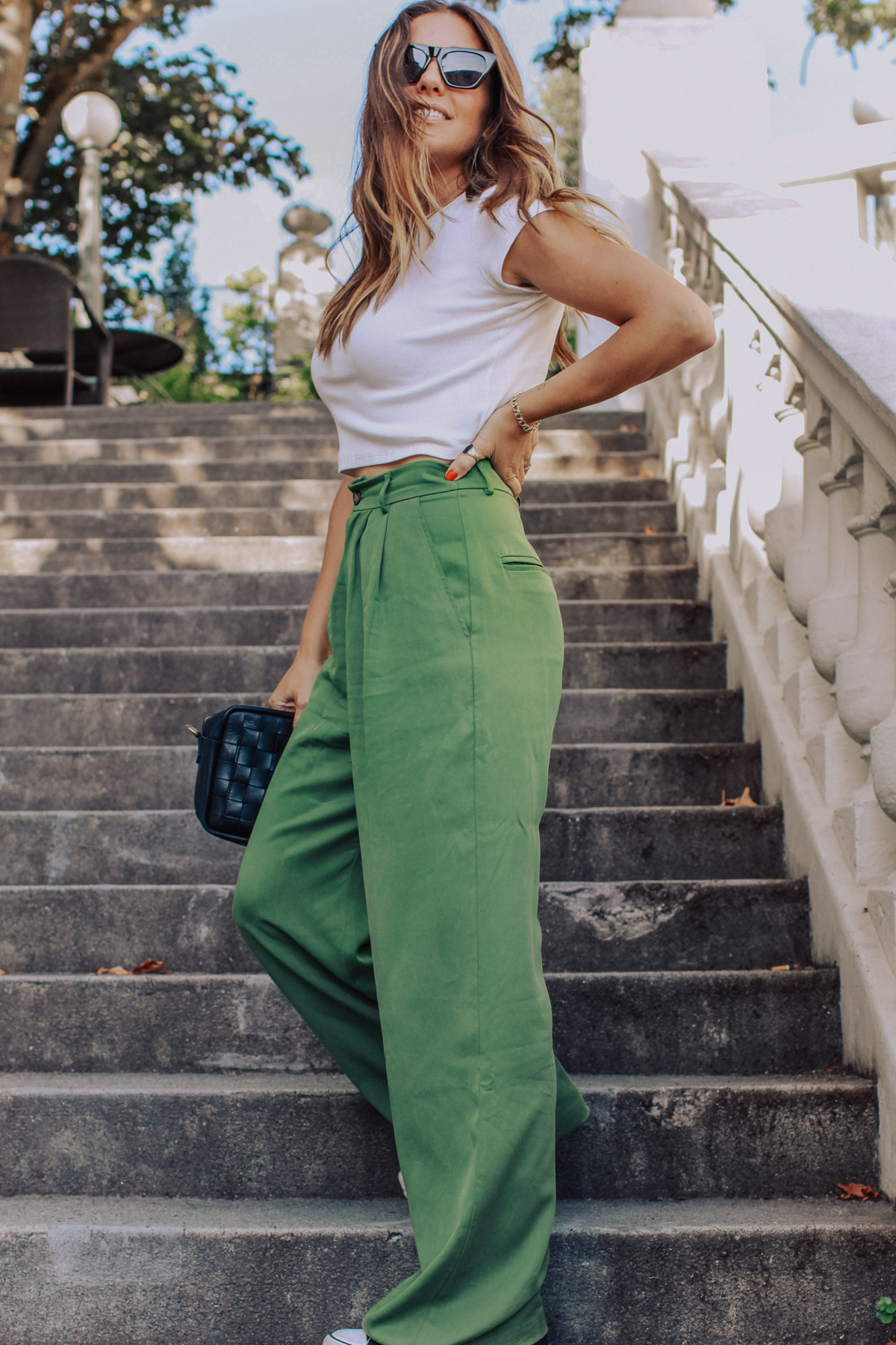 SUMMER TO FALL OOTD 2: TAILORED WIDE LEG PANTS (THE TREND YOU DON’T ...