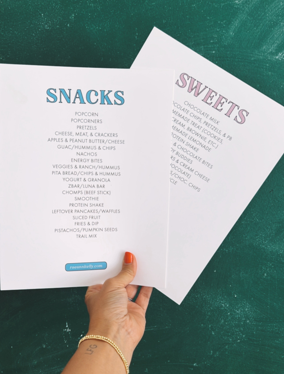 Snack List Fillable BREAKFAST, LUNCH, & SNACK IDEAS (FREE PRINTABLE LISTS) - RAE ANN KELLY