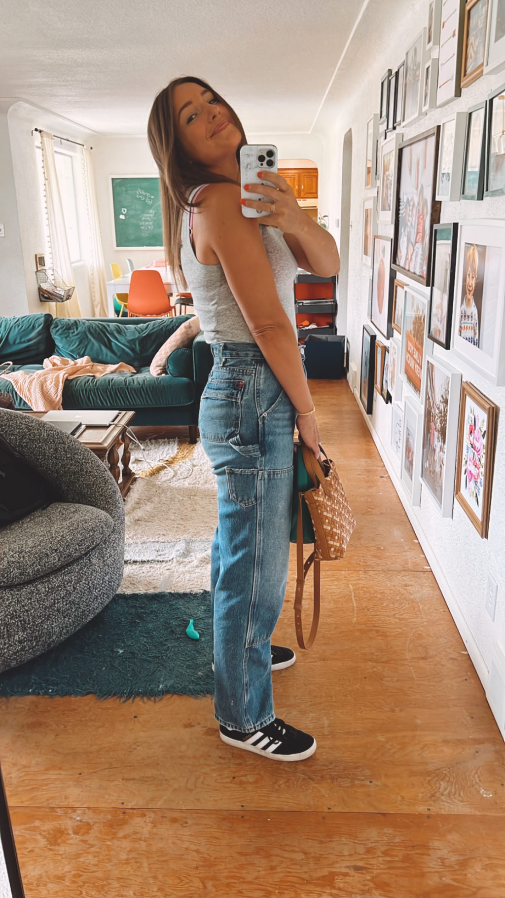 Denim pants ootd hotsell